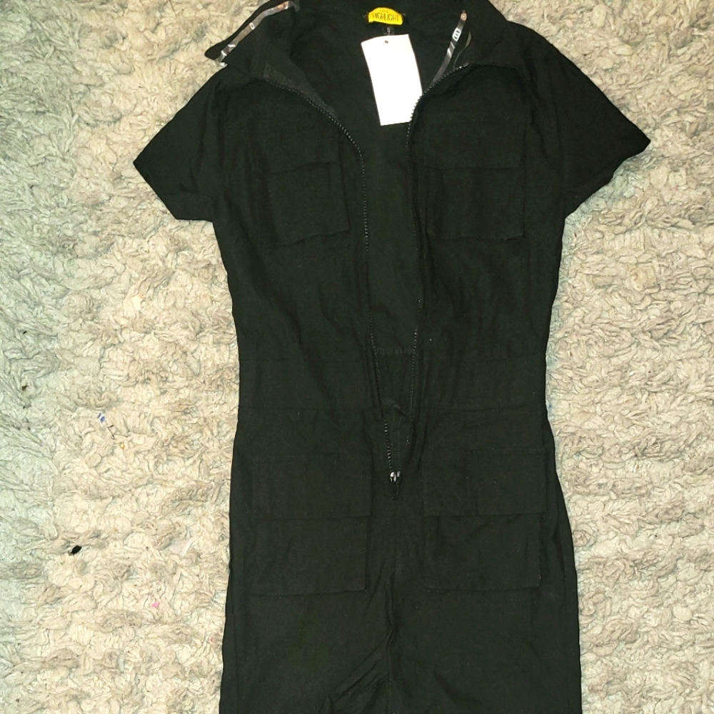 Black one piece rompers set brand new